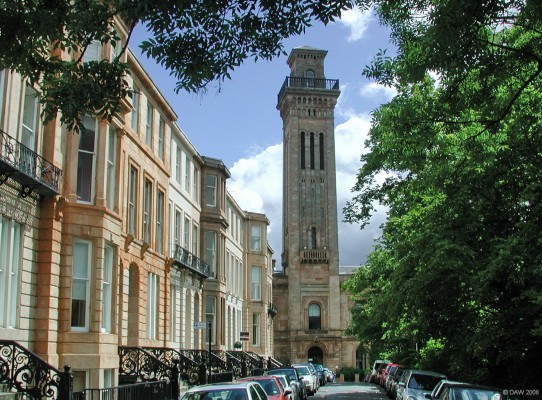 Woodlands Terrace, Glasgow
A view down Woodlands Terrace towards the old Trinity College building.  This view probably hasn't changed in more than 100 years if it wasn't for all the parked cars.  [url=http://www.streetmap.co.uk/streetmap.dll?G2M?X=257528&Y=666245&A=Y&Z=1/]Map location.[/url]
