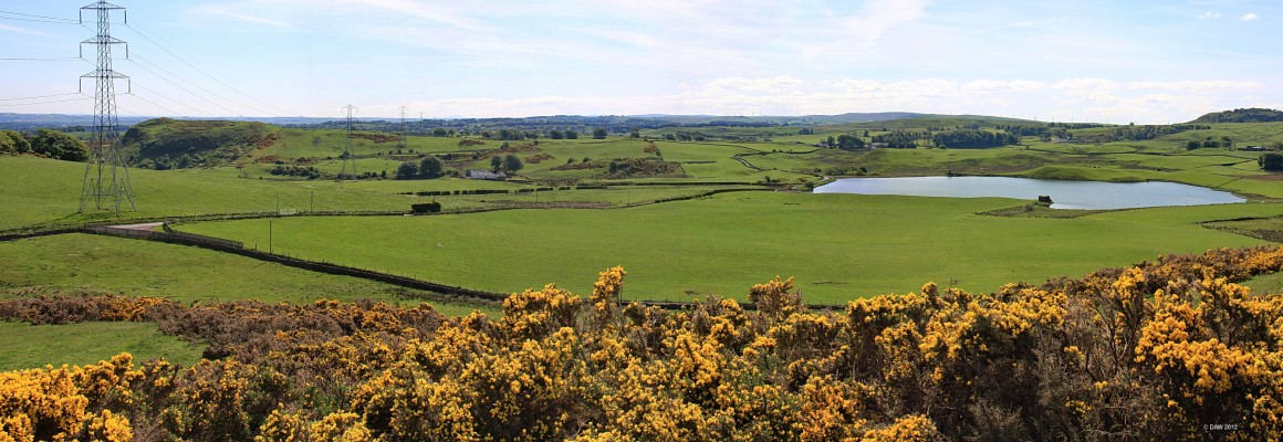 XG66, May
XG66 gazes lustfully towards the horizon at the towers of the Whitlelee Windfarm in the centre of the photo.  Walton Dam is on the right and Duncarnock Hill (The Craigie) is on the left. [url=http://www.streetmap.co.uk/map.srf?X=248887&Y=656096&A=Y&Z=115/] Map location. [/url]
