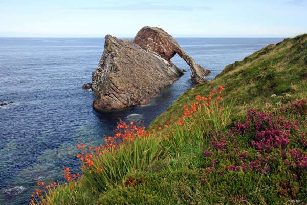 Bow Fiddle Rock, Moray
Located a short distance from th coastal village of Portnockie.  [url=http://streetmap.co.uk/map?X=349340&Y=868765&A=Y&Z=120/] Map location. [/url]
