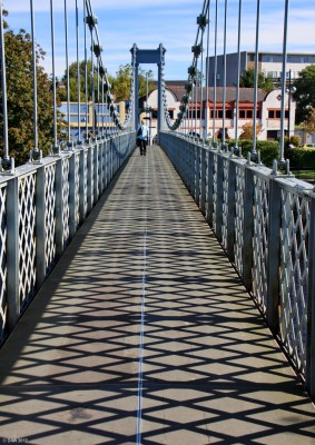 Suspension Bridge across River Nith, Dumfries
