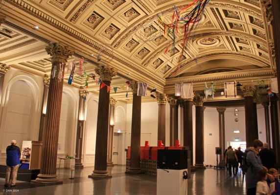 Inside the Gallery of Modern Art, Glasgow
