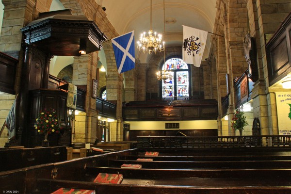 Inside St Nicholas Kirk, Aberdeen
