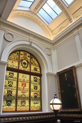 Stained glass window, Trades Hall, Glasgow
