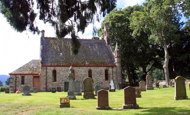 Struy Church
Built in 1897 as a Free Church of Scotland for the grand cost of 800 pounds 14 shillings and sixpence.  In 1929 it joined with the Church of Scotland and today is part of the Parish of Kilmorack & Erchless.  [url=https://streetmap.co.uk/map.srf?X=240140&Y=840210&A=Y&Z=115/] Map location. [/url]
