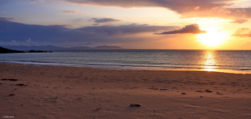 Sunset at Red Point
Sunset from the sandy beach at Red Point, the Island of Skye is in the distance on the left. [url=http://streetmap.co.uk/map.srf?X=172860&Y=869025&A=Y&Z=130/] Map location. [/url]
