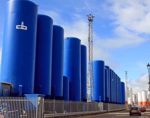 Aberdeen Harbour
Storage tanks at Aberdeen Harbour. [url=http://streetmap.co.uk/map?X=395565&Y=805965&A=Y&Z=115/] Map location. [/url]
