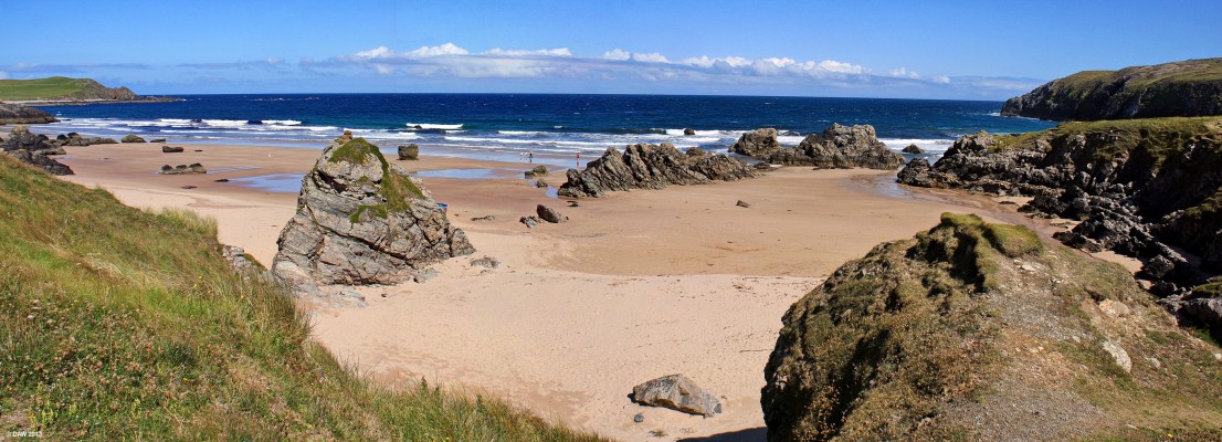 Tide out, Durness beach
